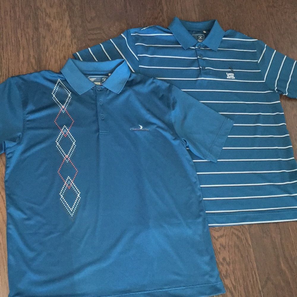 Chambers Bay Tacoma Argyle & Fleming Island Jacksonville FL Golf Polo Shirt Lot